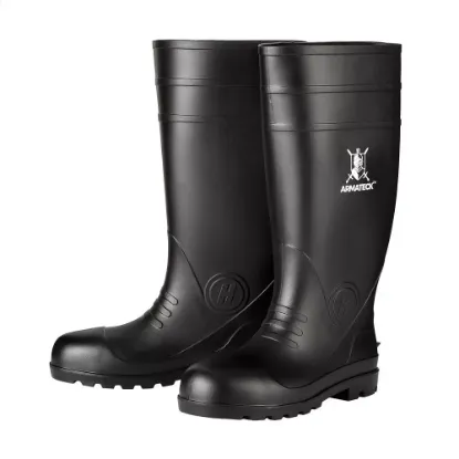Picture of Black Plain Toe Rain/ Mud Boots (Size 10)